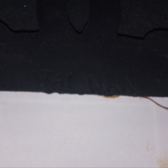 Vintage 70s Kitschy Kitchen Ceramic & Cast Iron Trivets Set of 3 - Picture 6 of 6